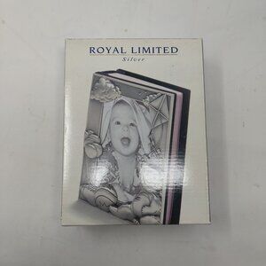 ROYAL LIMITED SILVER PHOTO FRAME BABY PICTURE PHOTO ALBUM